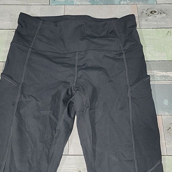 CRZ Yoga Gray Workout Leggings sz 4/6 - Picture 2 of 5